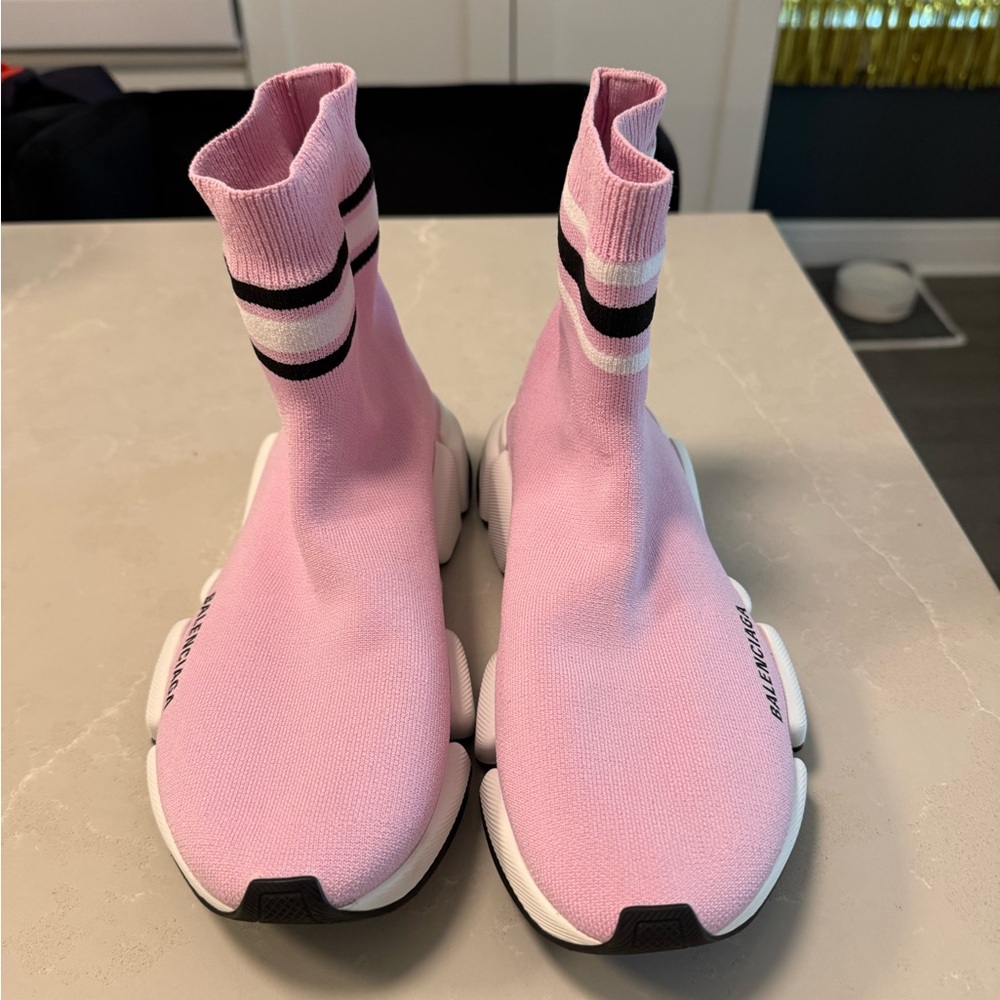 Balenciaga || Speed 2.0 LT Stripe Sock Sneaker